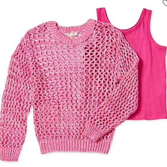 Jessica Simpson Big Girls 2-pc. Sweater Set Size 7 - Picture 2 of 2